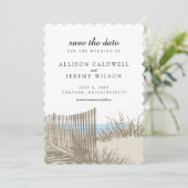 Sand Dunes | Datum opslaan Save The Date (Staand voorkant)