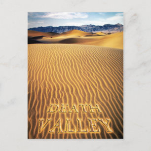 Sand Dunes, Death Valley, Californië Briefkaart