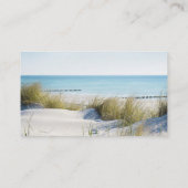 Sand Dunes en Beach Wedding Website Tussenvoegsel Informatiekaartje (Achterkant)
