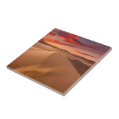 Sand Dunes in de woestijn bij Sunset Tegeltje (Zijkant)