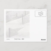Sand Fences Briefkaart (Achterkant)