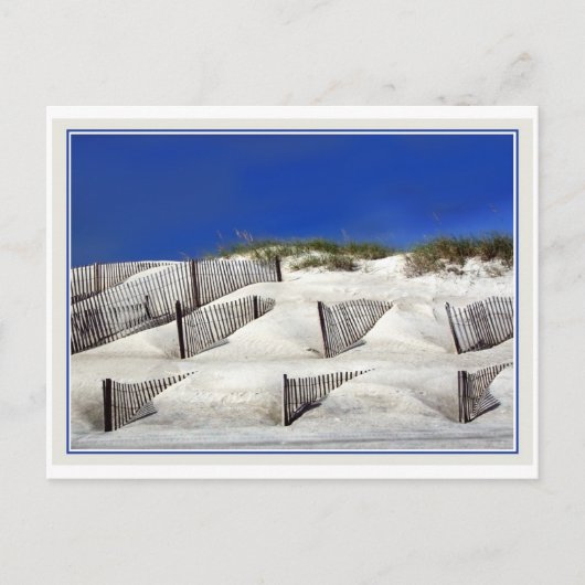 Sand Fences Briefkaart (Voorkant)
