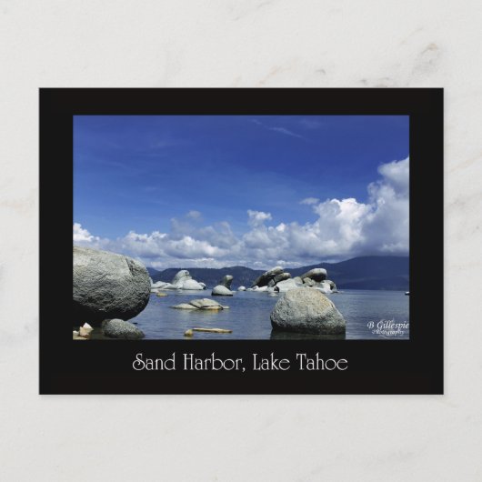 Sand Harbour, Lake Tahoe Briefkaart (Voorkant)