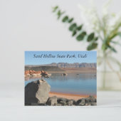 Sand Hollow State Park, Utah Briefkaart (Staand voorkant)