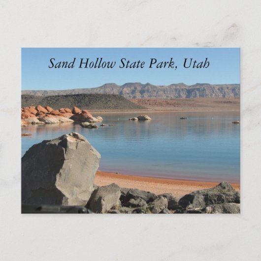Sand Hollow State Park, Utah Briefkaart (Voorkant)