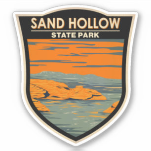 Sand Hollow State Park Utah  Sticker