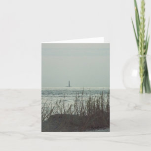 Sand Lighthouse Gulf Coast wenskaart Kaart