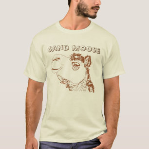 Sand Moose grappig shirt van Camel