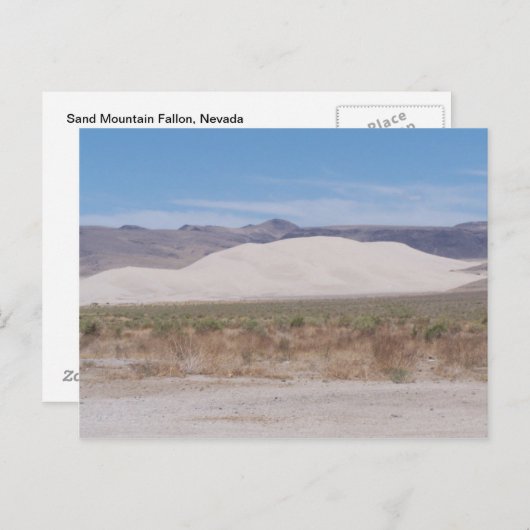 Sand Mountain Fallon, Nevada Briefkaart (Voorkant / Achterkant)