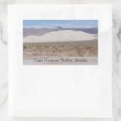 Sand Mountain Fallon, Nevada Rechthoekige Sticker (Tas)
