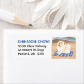 SAND N' ZEE Chow adresetiketten Etiket (Insitu)