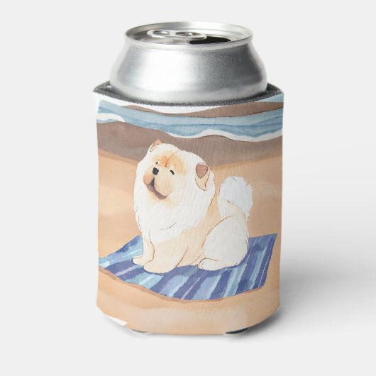 SAND N' ZEE Chow Chow Dog Blikjeskoeler (Blikje Achterkant)