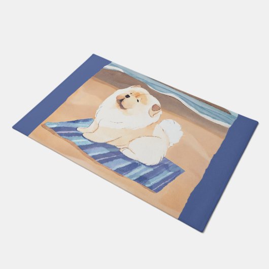 SAND N' ZEE Chow Chow Dog Deurmat (Schuin)