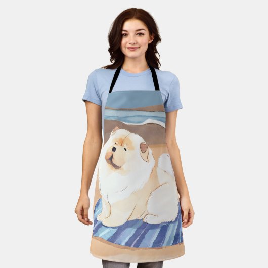 SAND N' ZEE Chow Chow Dog Schort (Gedragen)