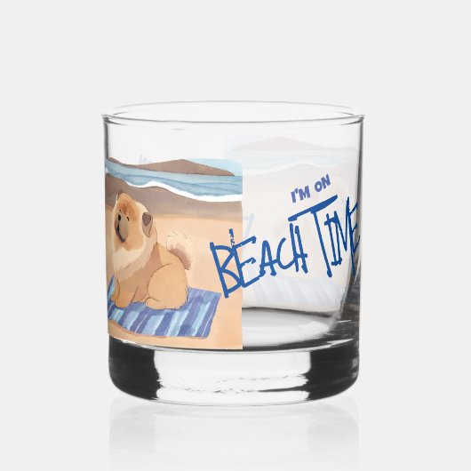 SAND N' ZEE Chow Dog Rocks Glass Whisky Glas (Achterkant)