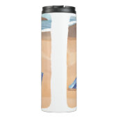 SAND N' ZEE Chow Dog thermische tumbler Thermosbeker (Achterkant)