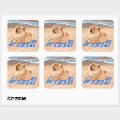 SAND N'SEA Chow Chow chien autocollants (Feuille)