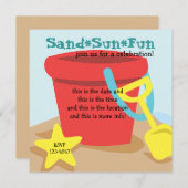 Sand Pail Kaart (Voorkant / Achterkant)