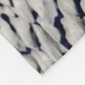 Sand pattern fleece deken (Hoek)