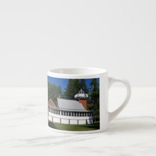 Sand Point Lighthouse Baraga oude espresso mok