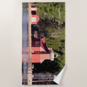 Sand Point Lighthouse Baraga serviette de plage (Devant)
