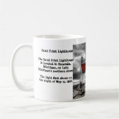 Sand Point Lighthouse Café Mug (Gauche)