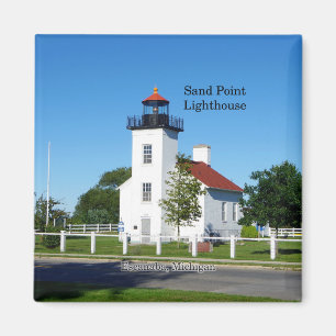 Sand Point Lighthouse magnet Magneet