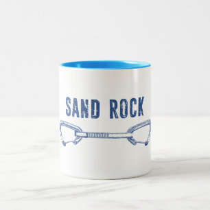 Sand Rock Alabama Rotsport Klimmateriaal Tweekleurige Koffiemok