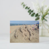 Sand Sculpturen Briefkaart (Staand voorkant)