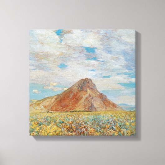 Sand Springs Butte van Childe Hassam,  kunst Canvas Afdruk (Voorkant)