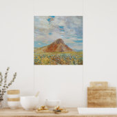 Sand Springs Butte van Childe Hassam, kunst Poster (Keuken)