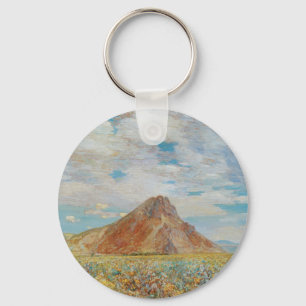 Sand Springs Butte van Childe Hassam,  kunst Sleutelhanger