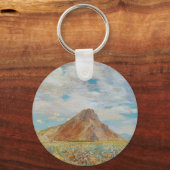 Sand Springs Butte van Childe Hassam, kunst Sleutelhanger (Voorkant)