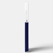 SAND SURF Modern Donker Navy Wit Kleurblok Case-Mate iPhone Case (Achterkant / Links)