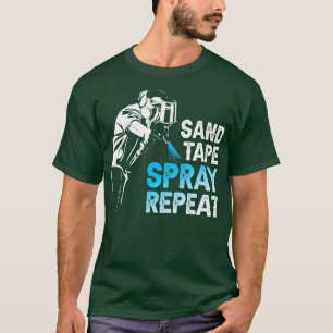 Sand Tape Spray herhalen T-shirt