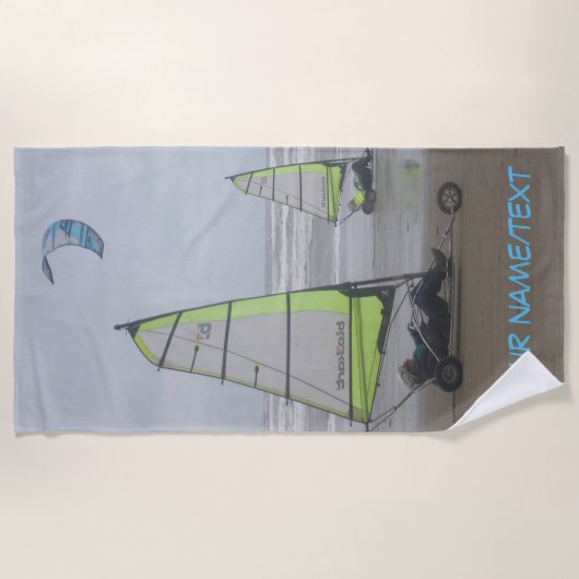 Sand Yachting Cust. Beach Towel Strandlaken (Voorkant)
