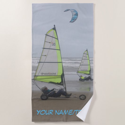 Sand Yachting Cust. Beach Towel Strandlaken (Voorkant)
