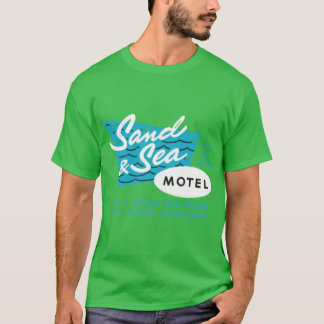 Sand & Zee Motel - Long Beach, Californië T-shirt