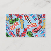 Sandal Flip Flop Visitekaartjes (Achterkant)