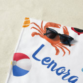 Sandalen en zonnebrillen Zomeromennaampatroon Strandlaken (In situ)