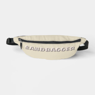 Sandbagger crème fanny pack heuptasje