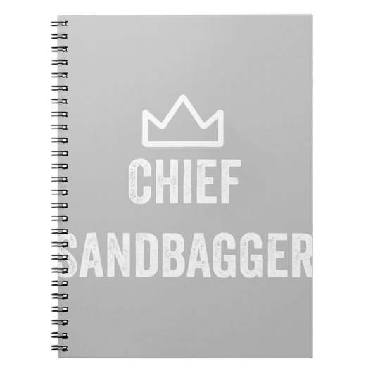 Sandbagger Golf Meme Bjj Chess Sandbag Notitieboek (Voorkant)