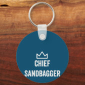 Sandbagger Golf Meme Bjj Chess Sandbag Sleutelhanger (Voorkant)