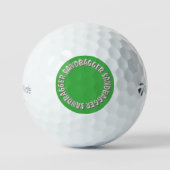 Sandbagger green Taylor Made TP5 balles de golf 3  (Recto)