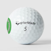 Sandbagger green Taylor Made TP5 balles de golf 3  (Logo)