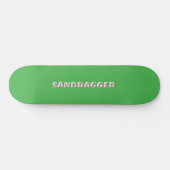 Sandbagger groen skateboard (Horizontaal)