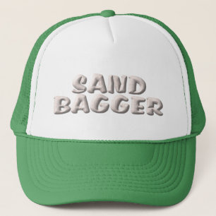 Sandbagger groene trucker hoed pet