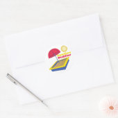 Sandbox Buddies Ronde Sticker (Envelop)