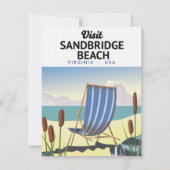 Sandbridge Beach Virginia USA, (Achterkant)