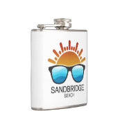 Sandbridge Beach Virginia Zonnebrillen Heupfles (Rechts)